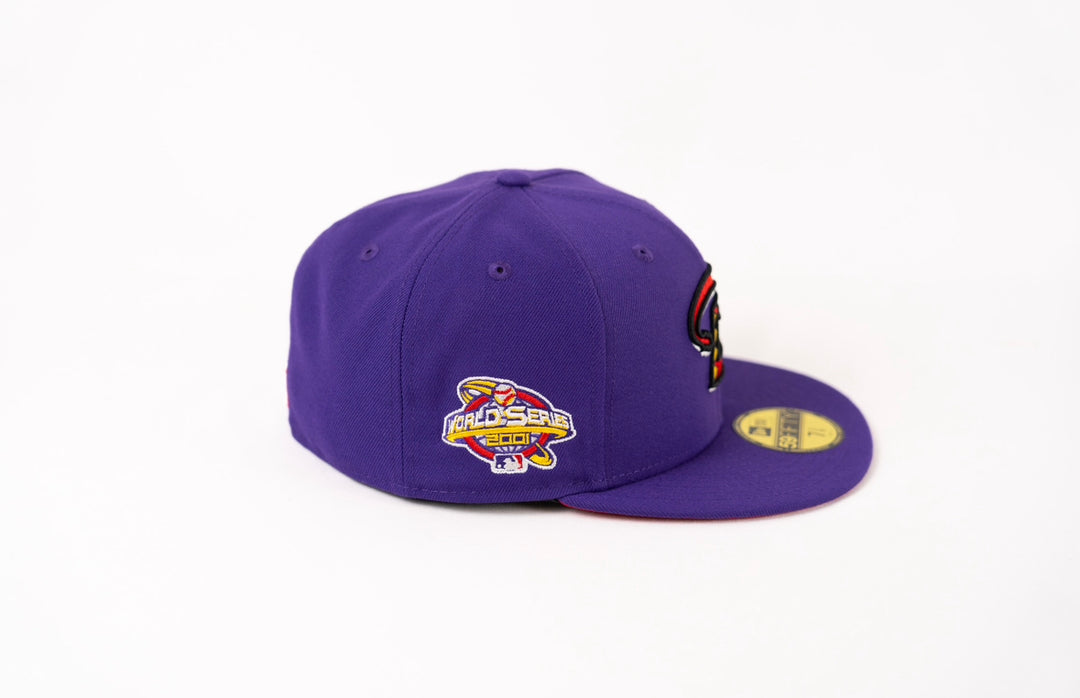 Custom New Era 59Fifty Arizona Diamondbacks 2001 World Series Fitted Hat
