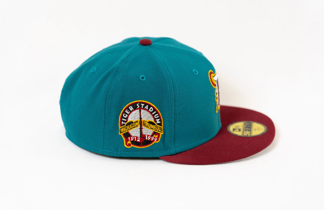 Custom New Era 59Fifty Detroit Tigers Stadium Side Patch Fitted Hat