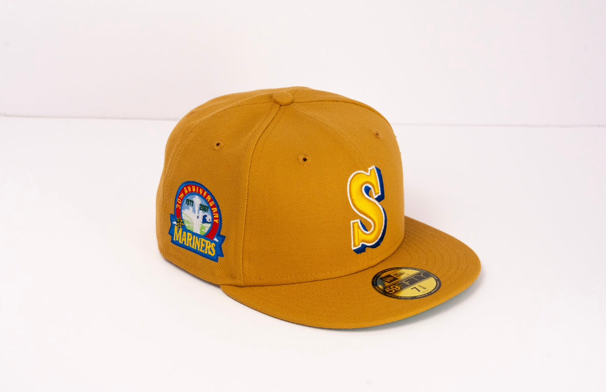 90s~ USA製 Seattle Mariners leather cap New Era Seattle Mariners All Star Game 2023 Oceanside