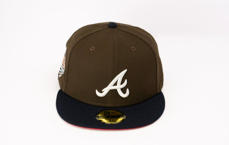 Atlanta Braves Pink Bottom Fitted Size 7 From Hat Club for Sale in