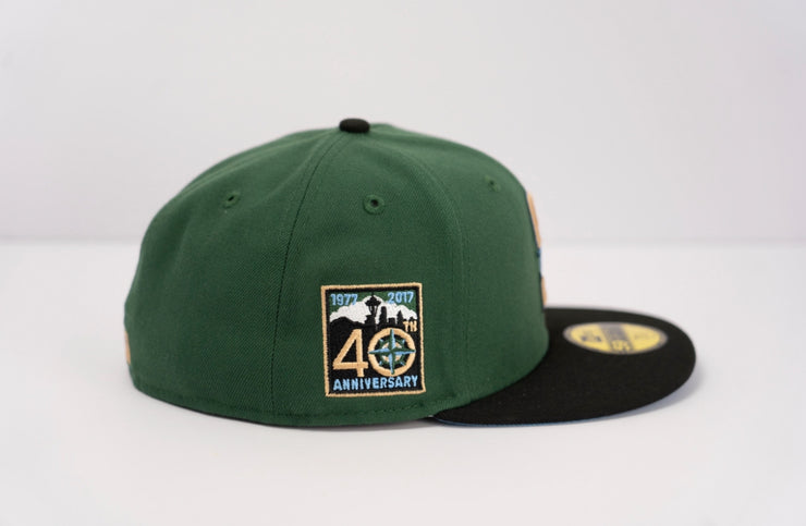 Custom New Era 59Fifty Seattle Mariners 40th Anniversary &