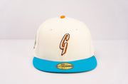 New Era 59Fifty San Francisco Giants 60th Anniversary 'Space Pack' Fitted Hat Chrome White/Blue/Orange