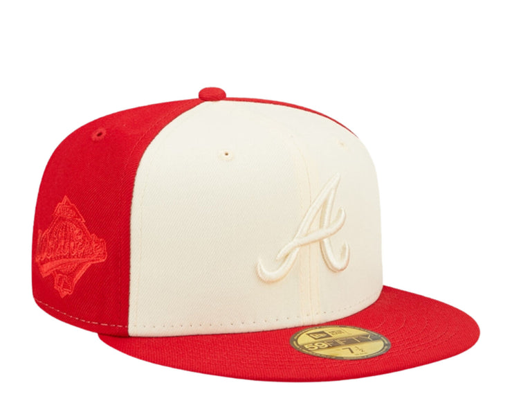 New Era 59fifty Atlanta Braves Tonal 2-Tone Fitted Hat